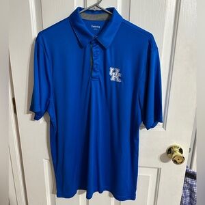 Captivating Men's Royal Blue Polo with UK Logo,